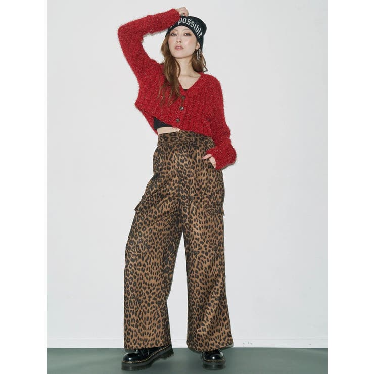 レオパードルーズカーゴパンツ | EVRIS | 詳細画像3 