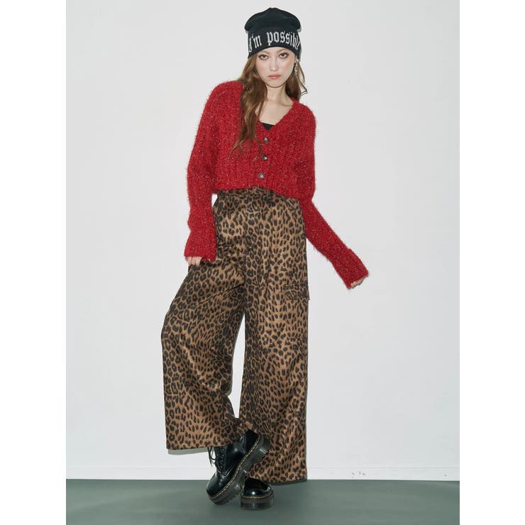 レオパードルーズカーゴパンツ | EVRIS | 詳細画像4 