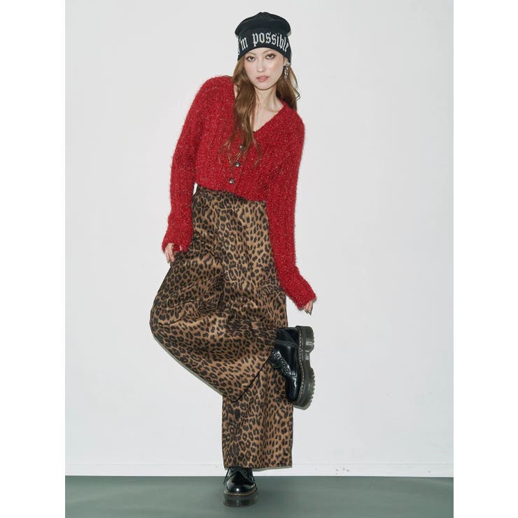 レオパードルーズカーゴパンツ | EVRIS | 詳細画像5 