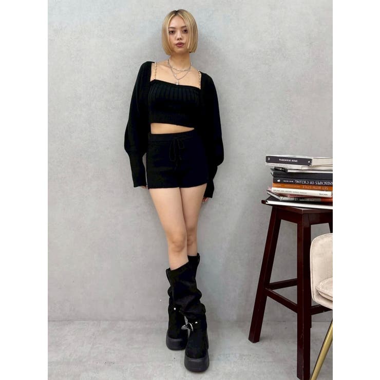 ハイゲージニットショートパンツ | EVRIS | 詳細画像11 