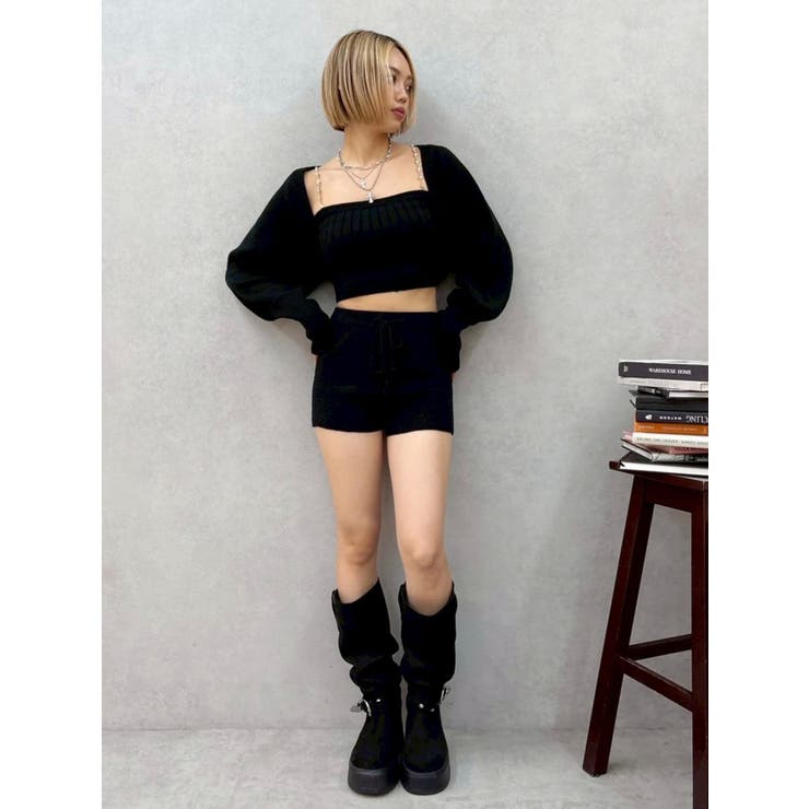 ハイゲージニットショートパンツ | EVRIS | 詳細画像13 