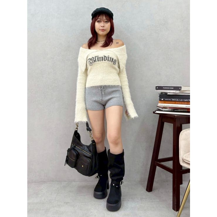 ハイゲージニットショートパンツ | EVRIS | 詳細画像26 