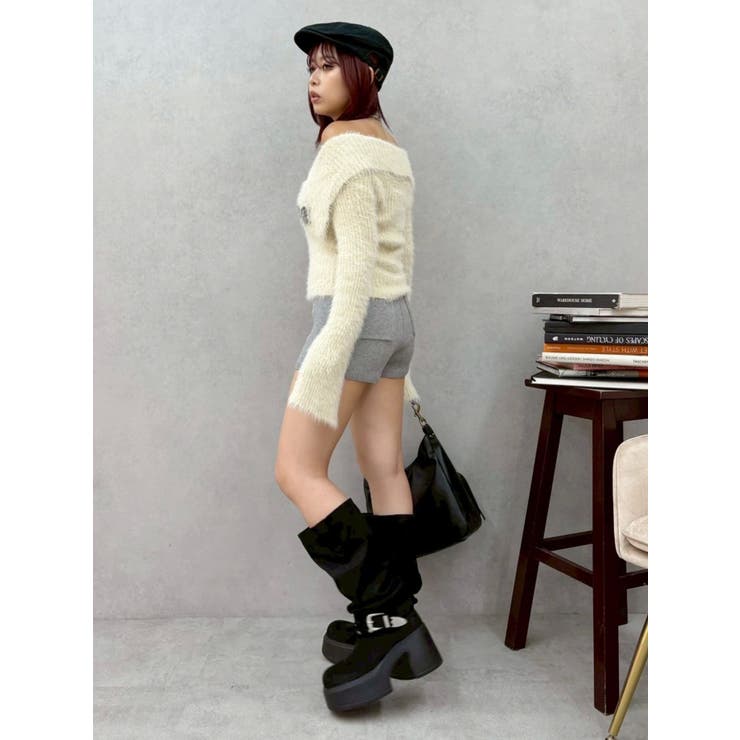 ハイゲージニットショートパンツ | EVRIS | 詳細画像29 