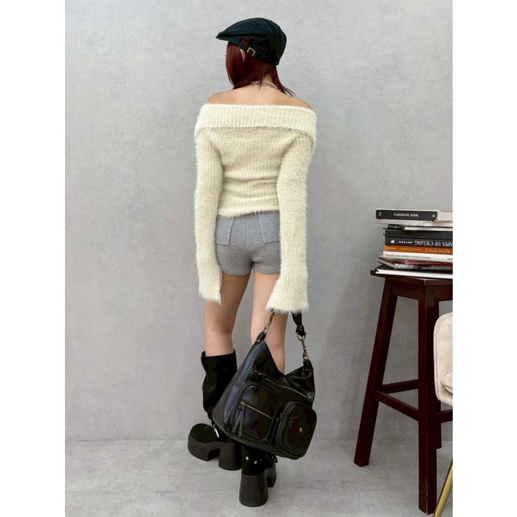 ハイゲージニットショートパンツ | EVRIS | 詳細画像30 