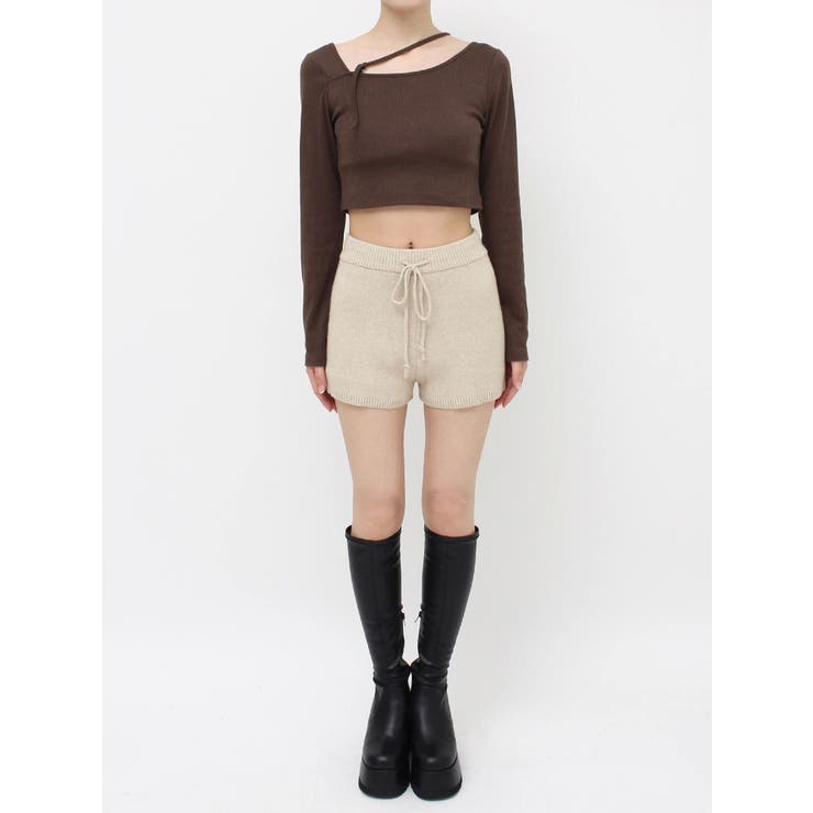 ハイゲージニットショートパンツ | EVRIS | 詳細画像39 