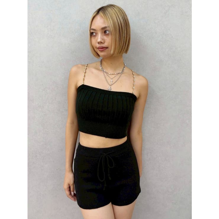 ハイゲージニットショートパンツ | EVRIS | 詳細画像8 