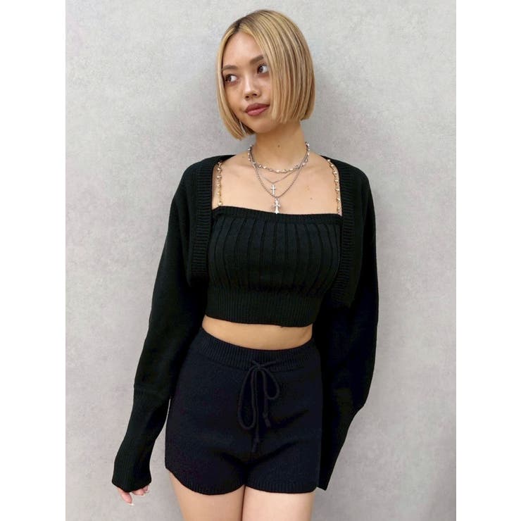 ハイゲージニットショートパンツ | EVRIS | 詳細画像9 