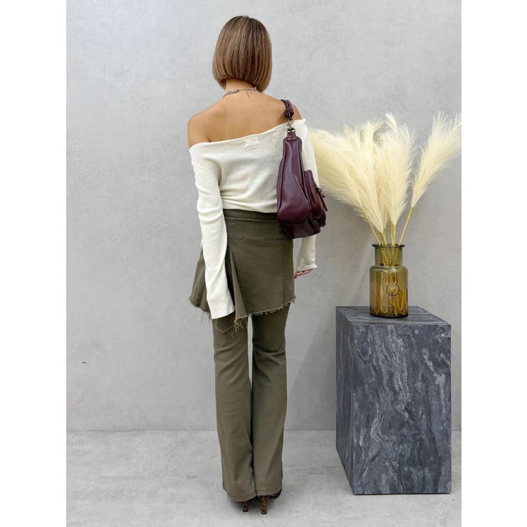 ハイウエストレイヤードフレアパンツ | EVRIS | 詳細画像10 