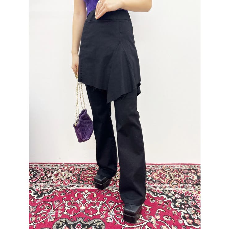 ハイウエストレイヤードフレアパンツ | EVRIS | 詳細画像17 