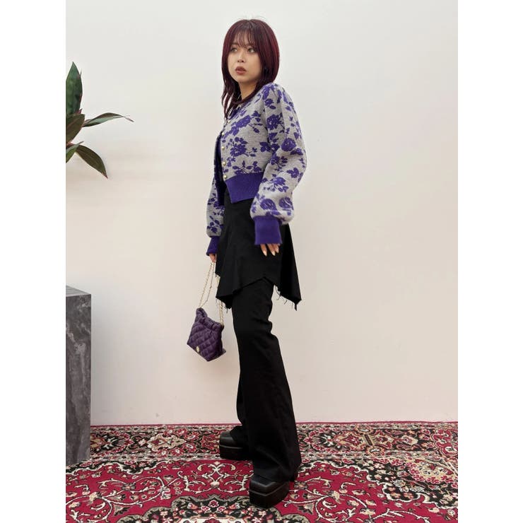 ハイウエストレイヤードフレアパンツ | EVRIS | 詳細画像20 