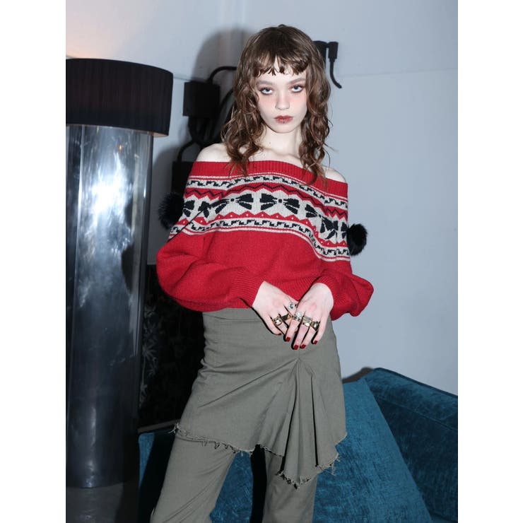 ハイウエストレイヤードフレアパンツ | EVRIS | 詳細画像22 