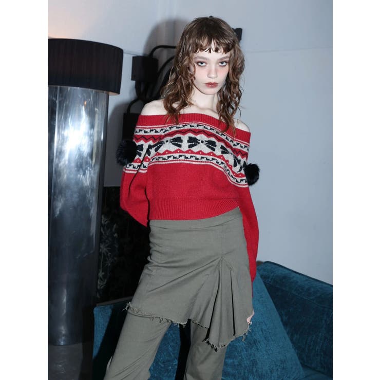 ハイウエストレイヤードフレアパンツ | EVRIS | 詳細画像23 