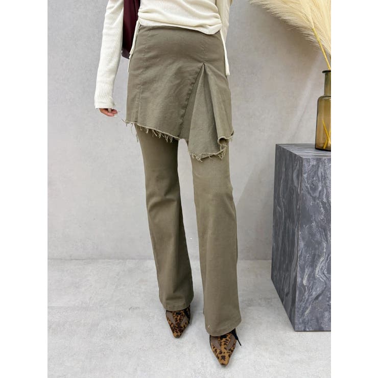 ハイウエストレイヤードフレアパンツ | EVRIS | 詳細画像5 