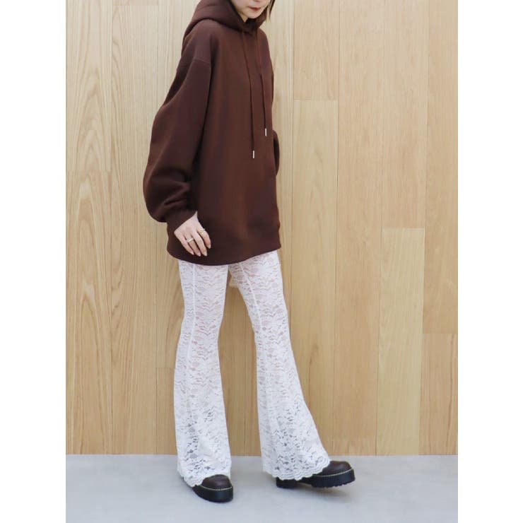 ハイウエストレースフレアパンツ | EVRIS | 詳細画像4 