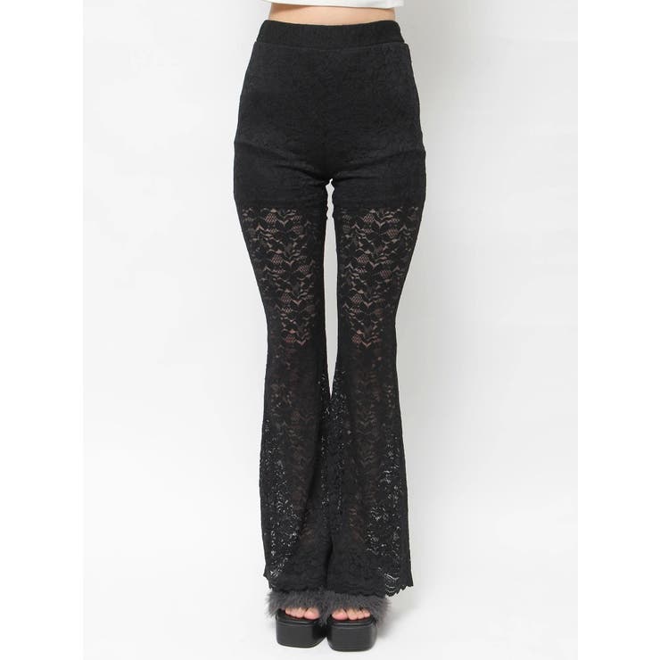 ハイウエストレースフレアパンツ | EVRIS | 詳細画像43 