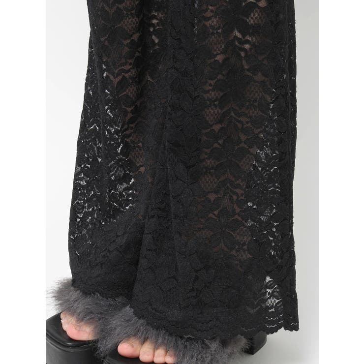 ハイウエストレースフレアパンツ | EVRIS | 詳細画像47 