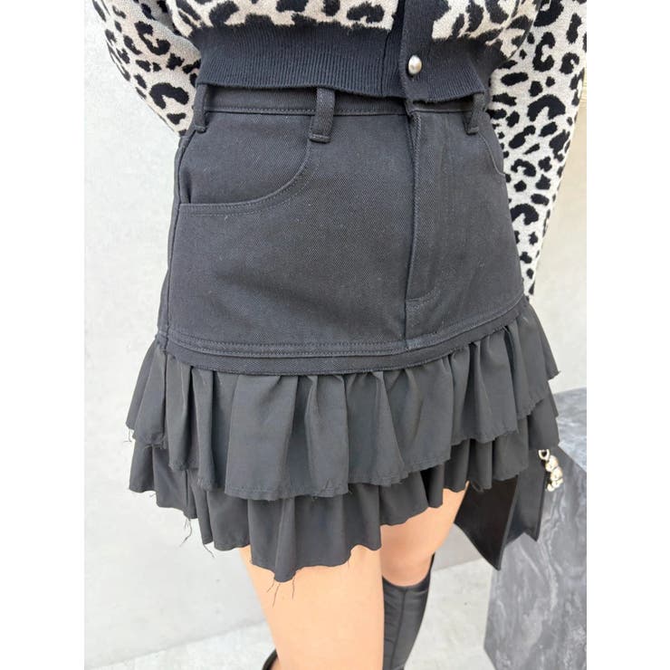 ドッキングフリルミニスカート | EVRIS | 詳細画像14 