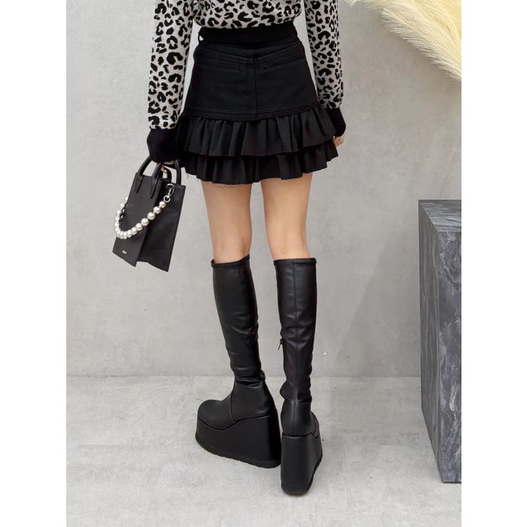 ドッキングフリルミニスカート | EVRIS | 詳細画像16 