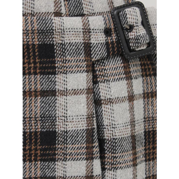 ラップチェックミニスカート【セットアップ着用可能】 | EVRIS | 詳細画像38 