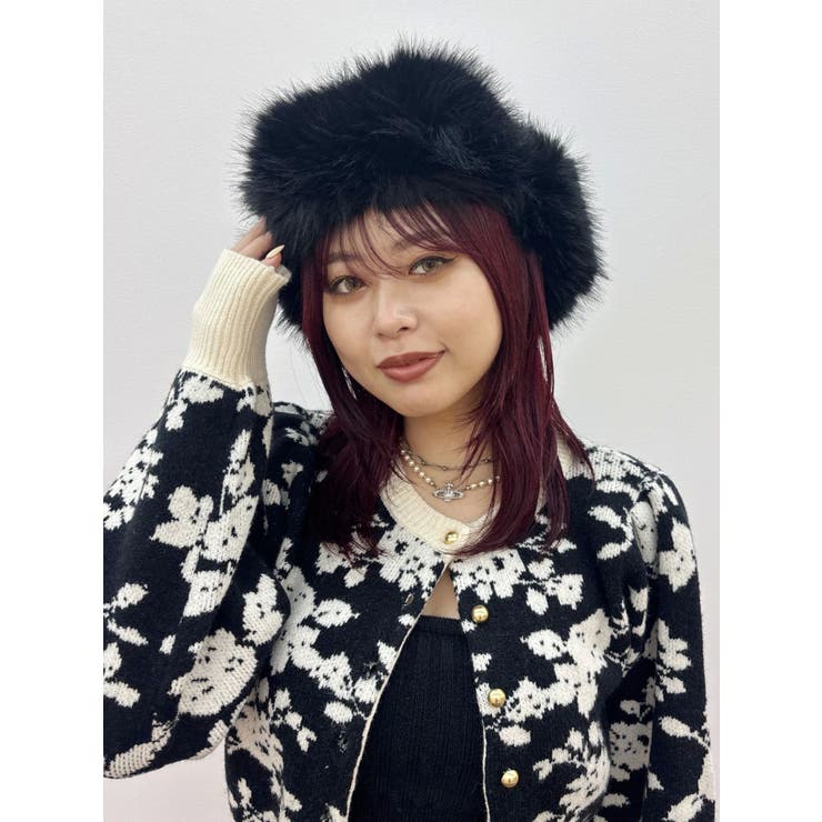 フェイクファーフライトキャップ | EVRIS | 詳細画像25 