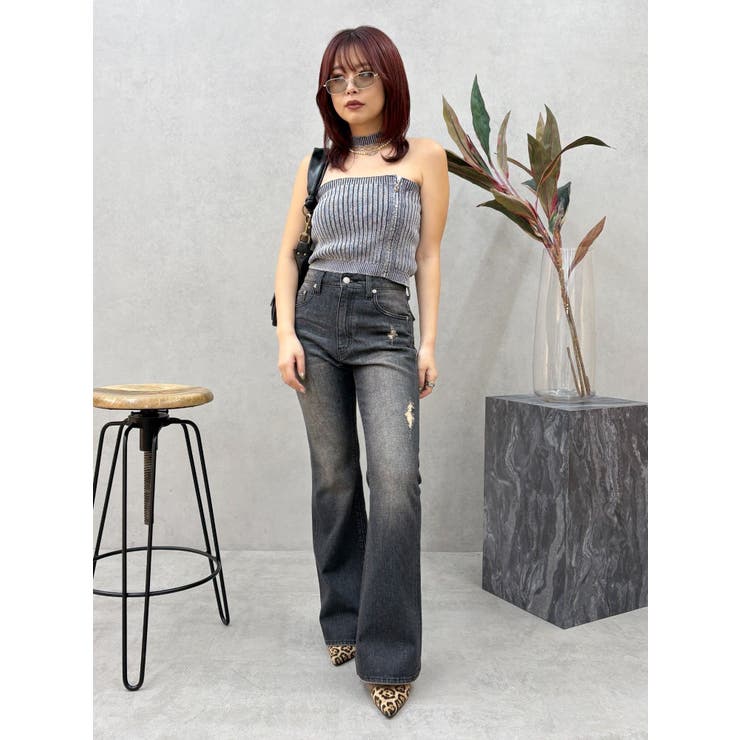 ポインテッドトゥフェイクファーミュール | EVRIS | 詳細画像21 