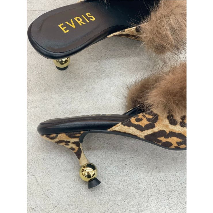 ポインテッドトゥフェイクファーミュール | EVRIS | 詳細画像31 