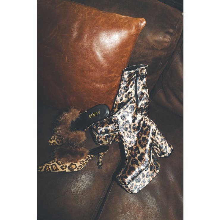 ポインテッドトゥフェイクファーミュール | EVRIS | 詳細画像37 