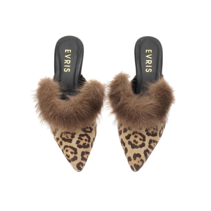 ポインテッドトゥフェイクファーミュール | EVRIS | 詳細画像39 