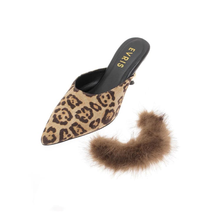 ポインテッドトゥフェイクファーミュール | EVRIS | 詳細画像44 