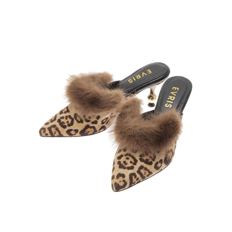 ポインテッドトゥフェイクファーミュール | EVRIS | 詳細画像49 