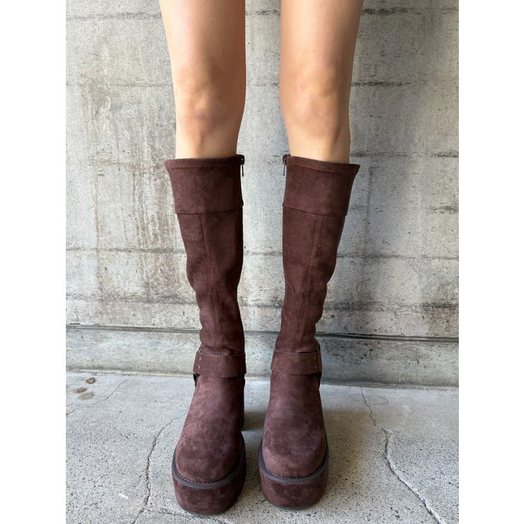 スタッズストレッチミドルブーツ | EVRIS | 詳細画像11 