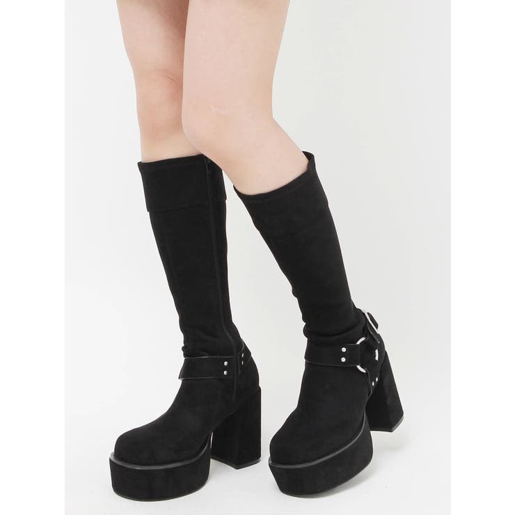 スタッズストレッチミドルブーツ | EVRIS | 詳細画像24 