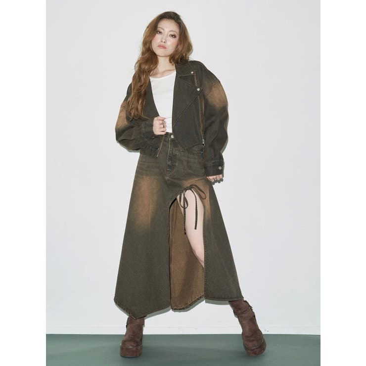 スタッズストレッチミドルブーツ | EVRIS | 詳細画像9 