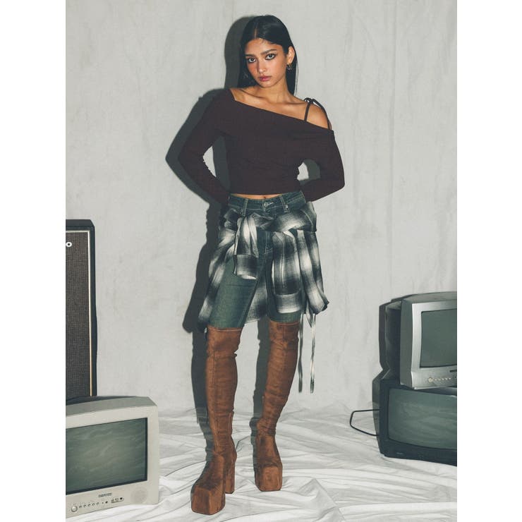 プラットフォームニーハイブーツ | EVRIS | 詳細画像31 