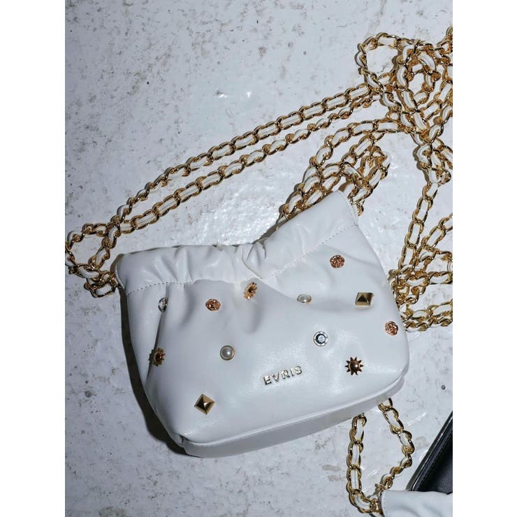 スタッズキルティングチェーンショルダーミニBAG | EVRIS | 詳細画像41 