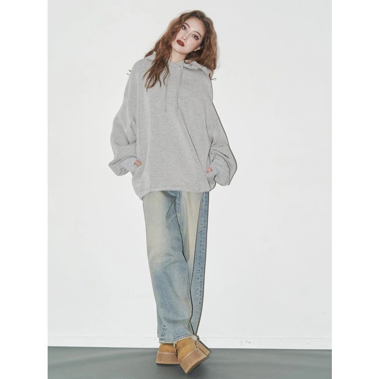 ポケットエンブロイダリーワイドデニムパンツ | EVRIS | 詳細画像12 