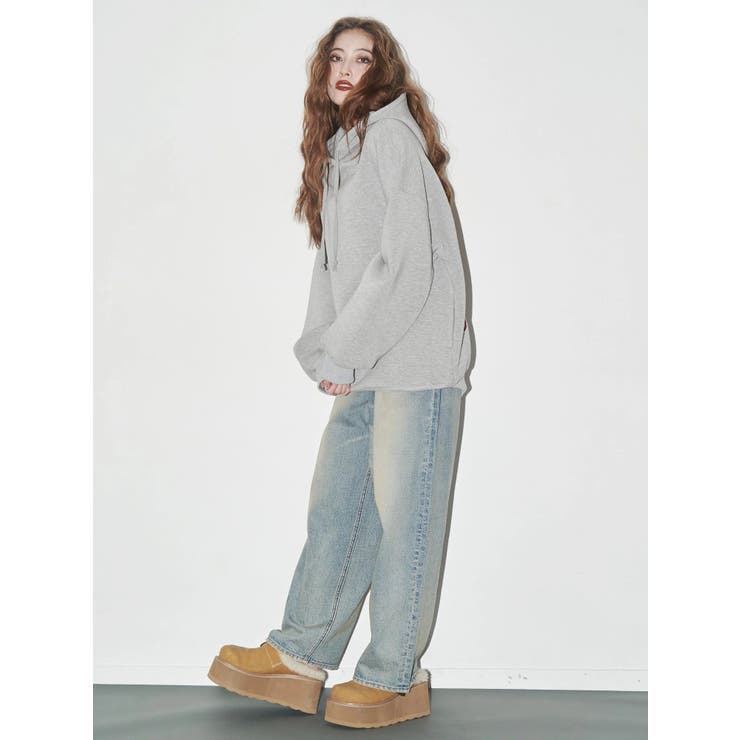 ポケットエンブロイダリーワイドデニムパンツ | EVRIS | 詳細画像14 