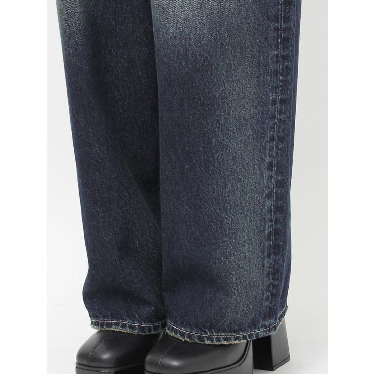 ポケットエンブロイダリーワイドデニムパンツ | EVRIS | 詳細画像34 