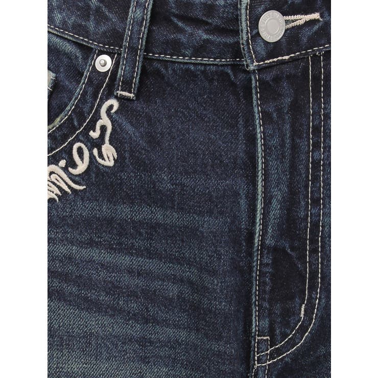 ポケットエンブロイダリーワイドデニムパンツ | EVRIS | 詳細画像38 