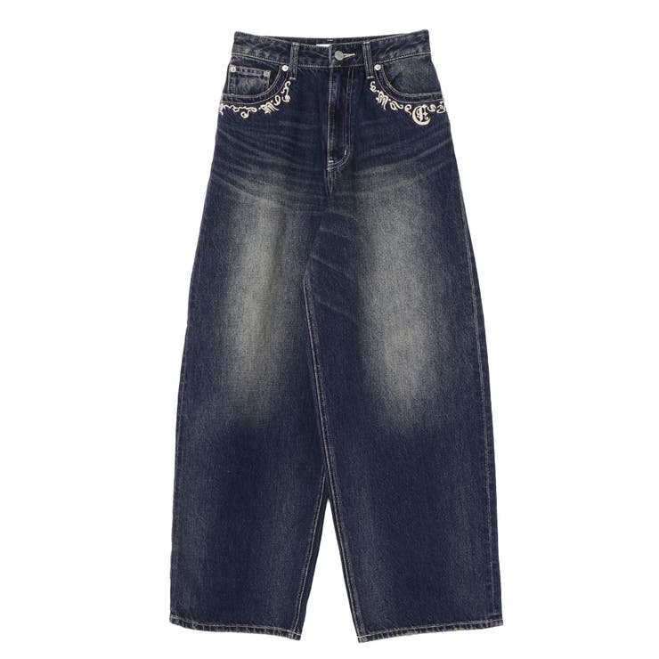 ポケットエンブロイダリーワイドデニムパンツ | EVRIS | 詳細画像40 