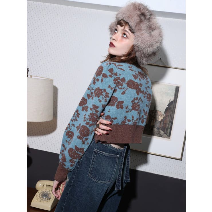 バックリボンワイドデニムパンツ | EVRIS | 詳細画像45 