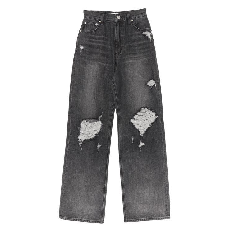 ヴィンテージライクダメージワイドデニムパンツ | EVRIS | 詳細画像38 