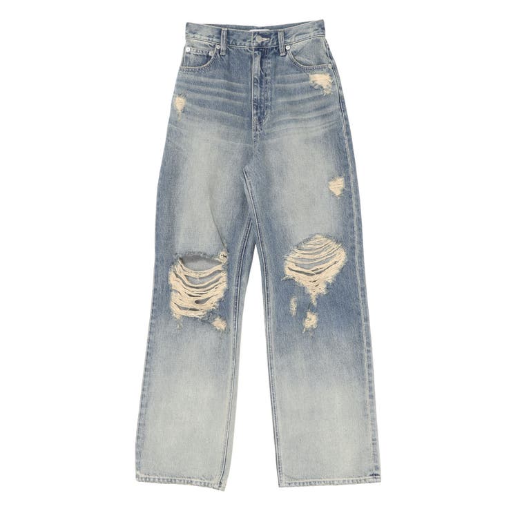 ヴィンテージライクダメージワイドデニムパンツ | EVRIS | 詳細画像39 