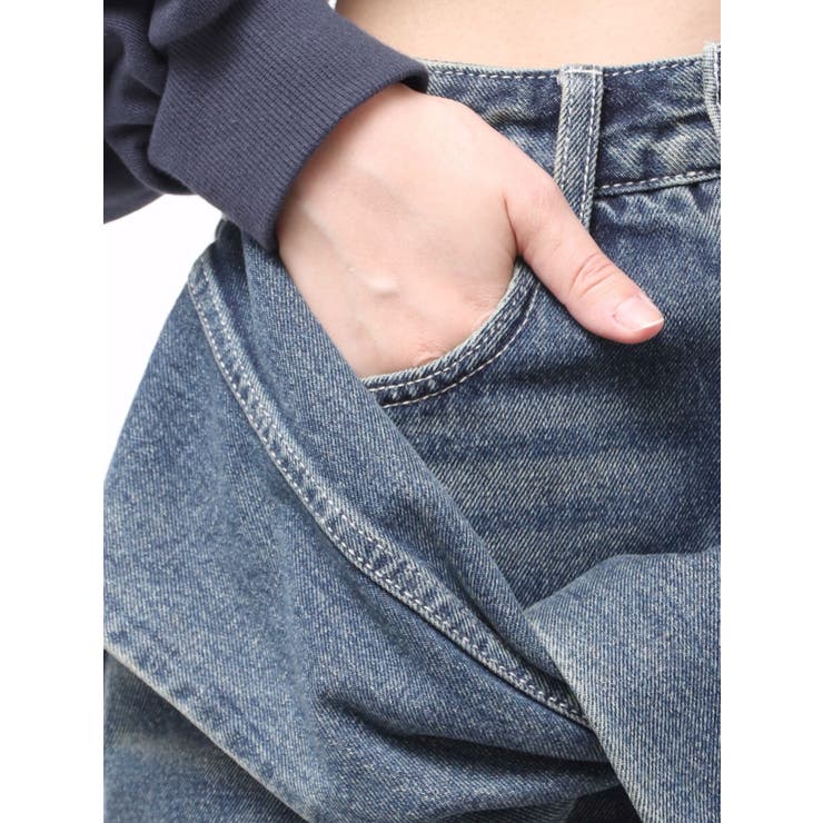 スリーブデザインデニムミニスカート | EVRIS | 詳細画像40 