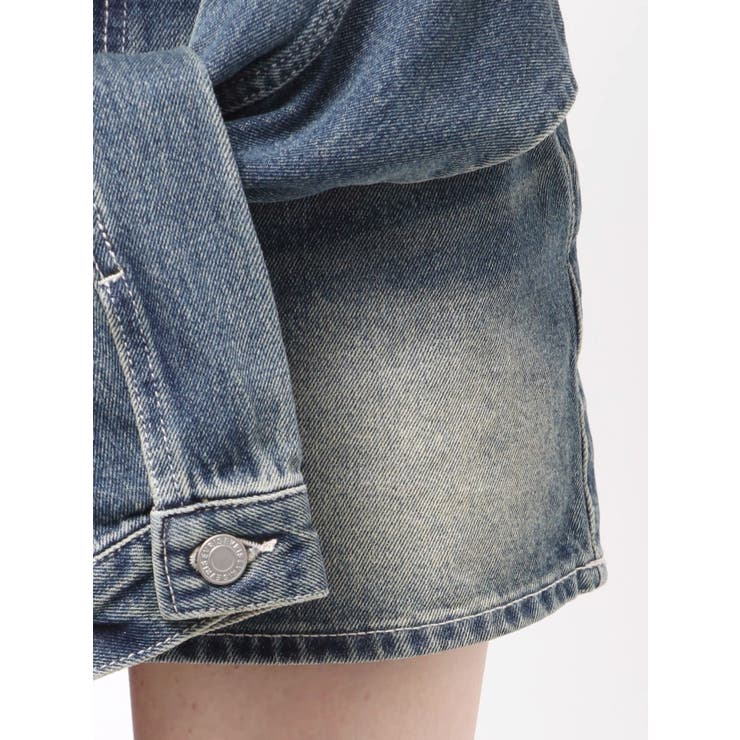 スリーブデザインデニムミニスカート | EVRIS | 詳細画像41 