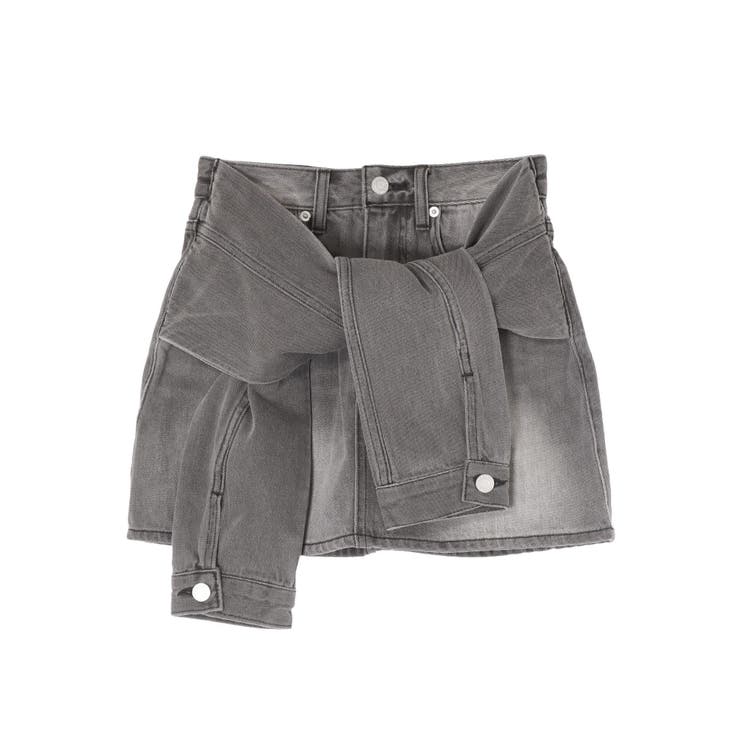 スリーブデザインデニムミニスカート | EVRIS | 詳細画像47 