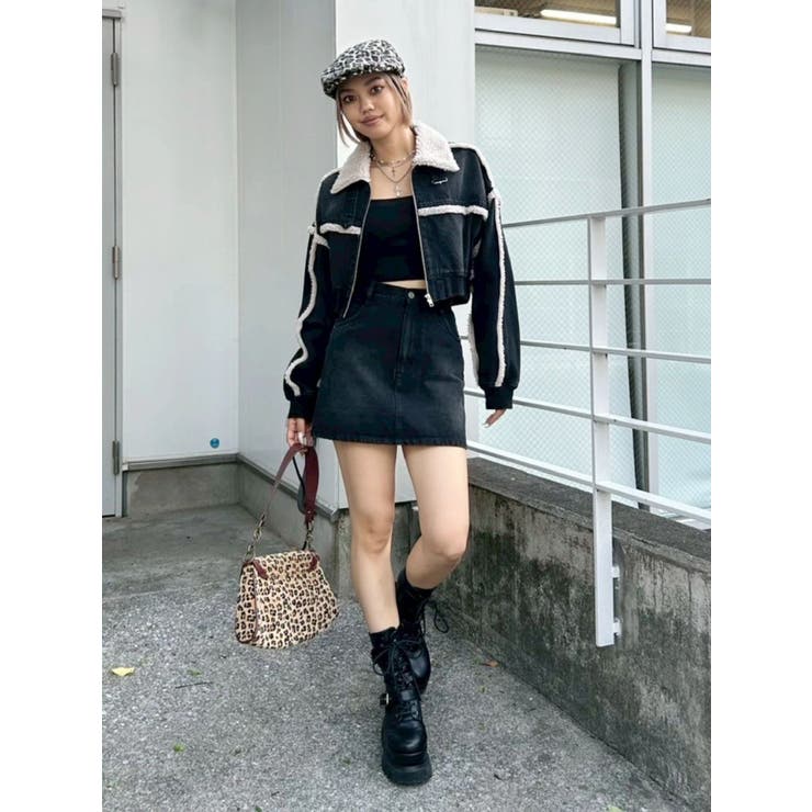 デニムボアミニスカート【セットアップ着用可能】 | EVRIS | 詳細画像37 