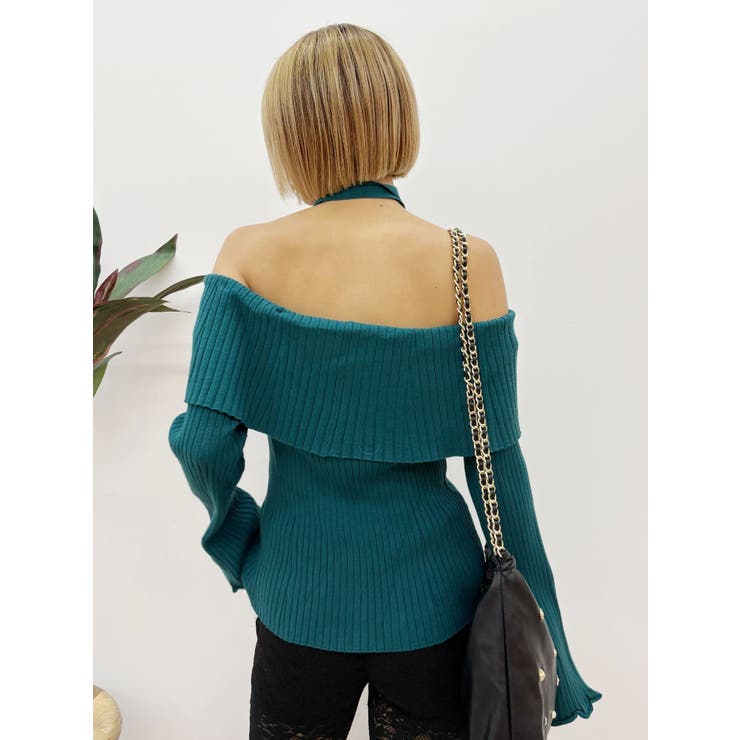 チョーカーオフショルニットトップス | EVRIS | 詳細画像25 