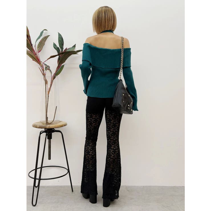 チョーカーオフショルニットトップス | EVRIS | 詳細画像27 