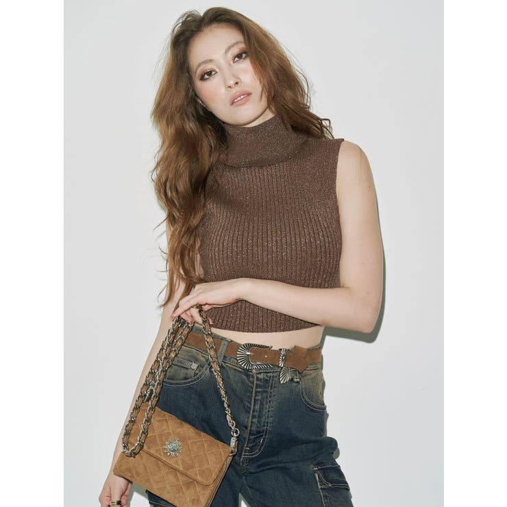 ラメニットノースリーブ | EVRIS | 詳細画像2 